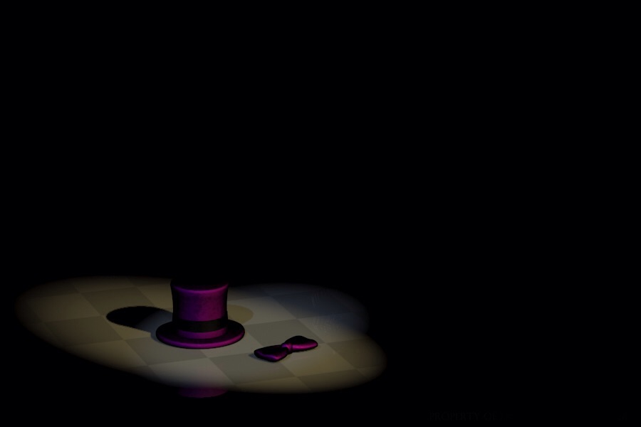 Fredbear's hat and tie